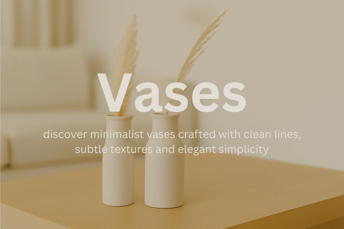 Cover Image of the Oblique Vases Collection with light Interior and two vases